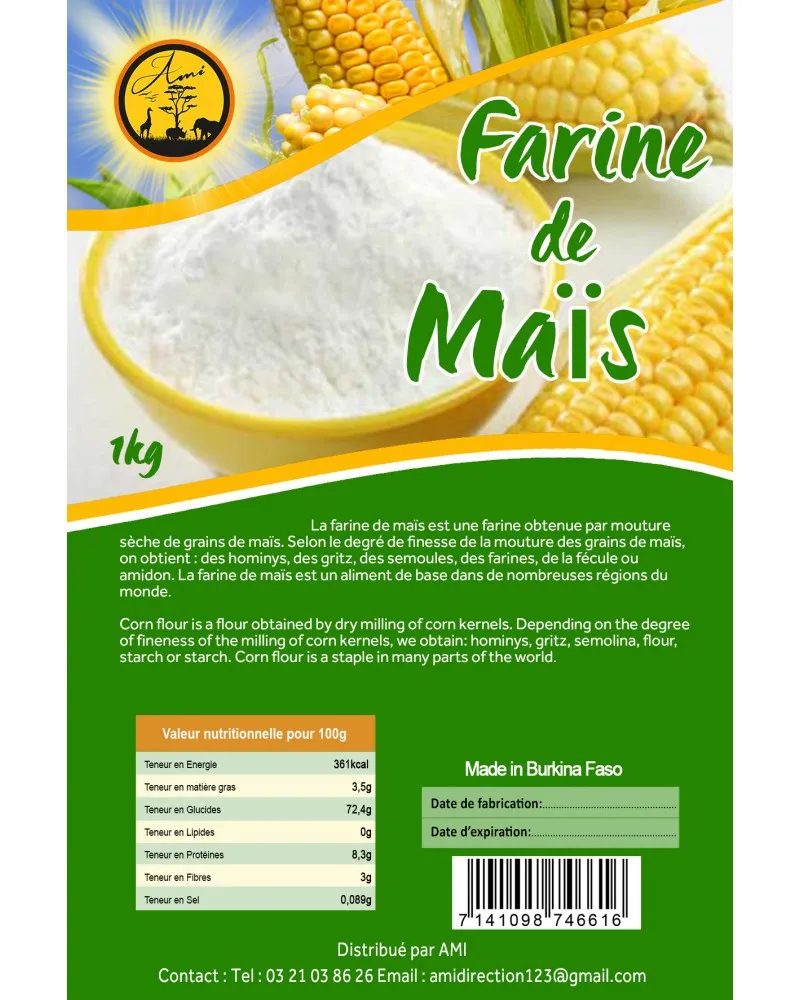 Farine de Maïs 1kg